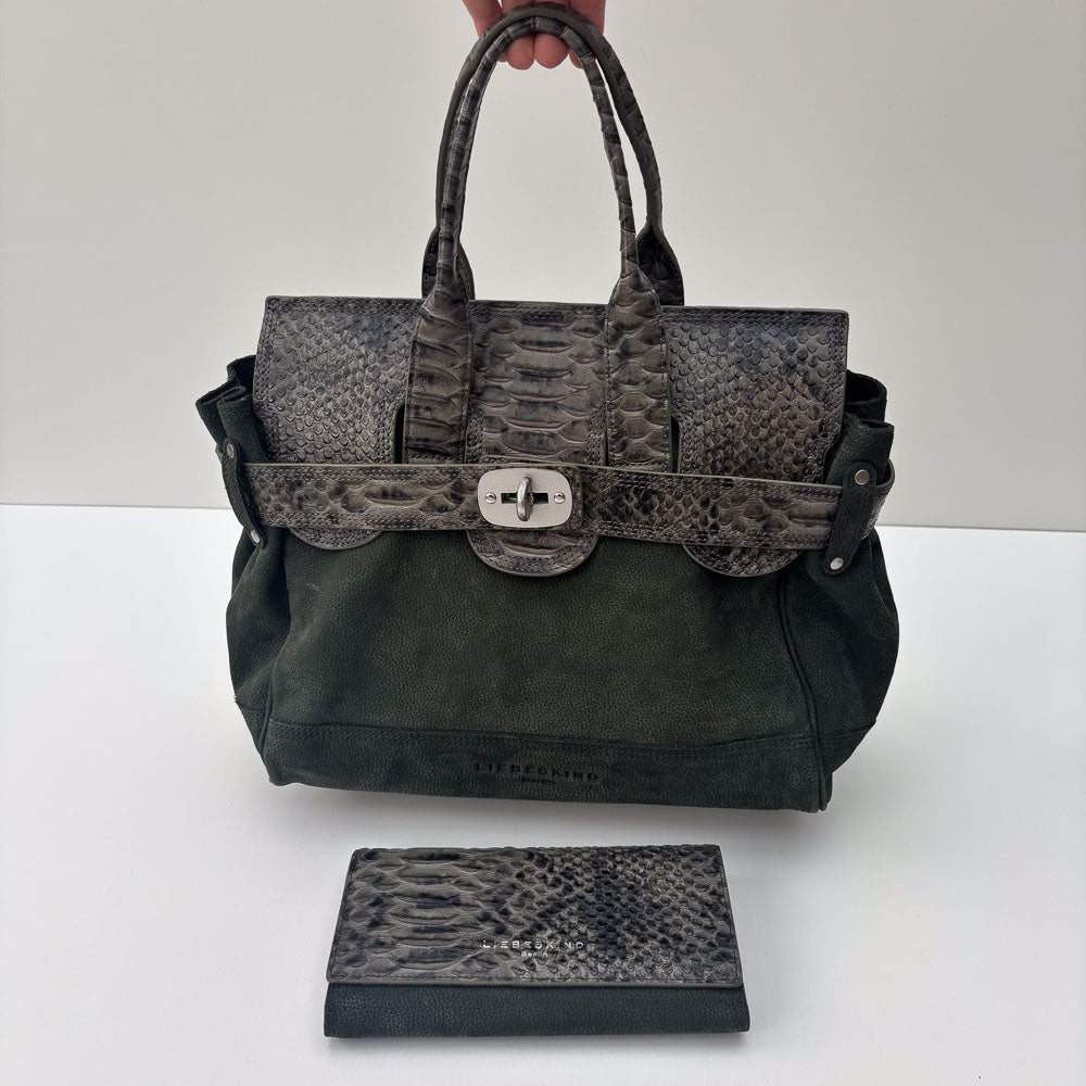 LIEBESKIND SATCHEL SNAKE & WALLET