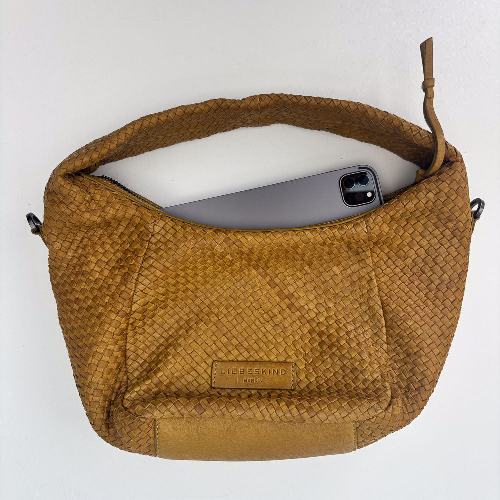 LIEBESKIND WOVEN HOBO OCHRE