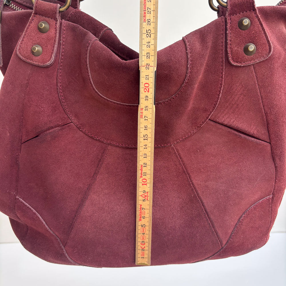 LIEBESKIND SUEDE SHOPPER RED