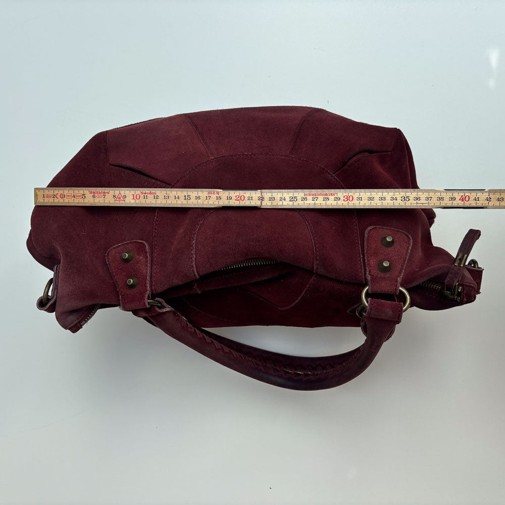 LIEBESKIND SUEDE SHOPPER RED