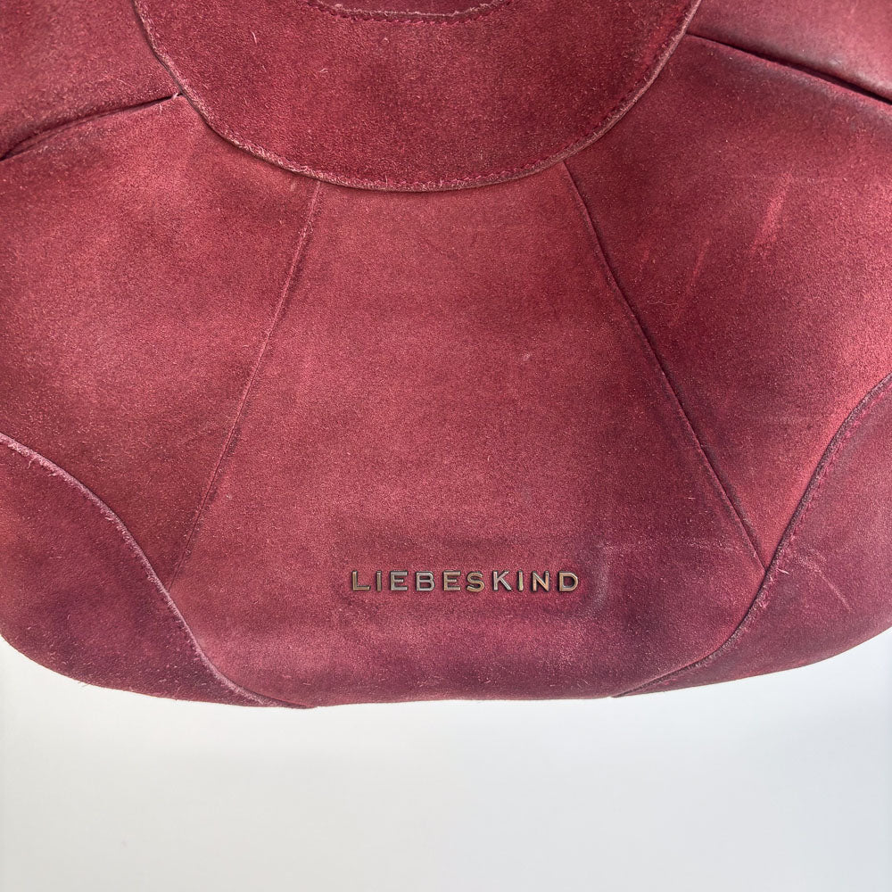 LIEBESKIND SUEDE SHOPPER RED