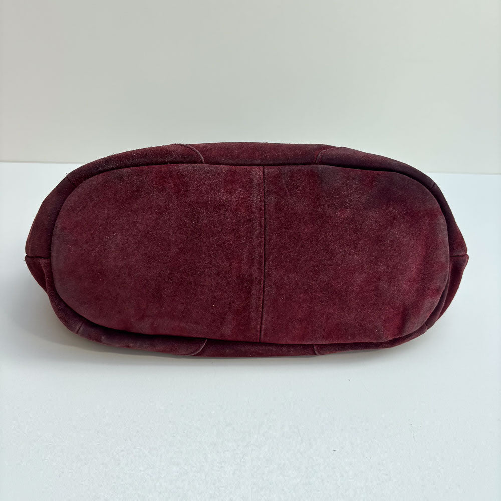 LIEBESKIND SUEDE SHOPPER RED