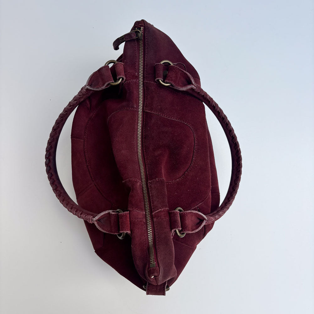 LIEBESKIND SUEDE SHOPPER RED