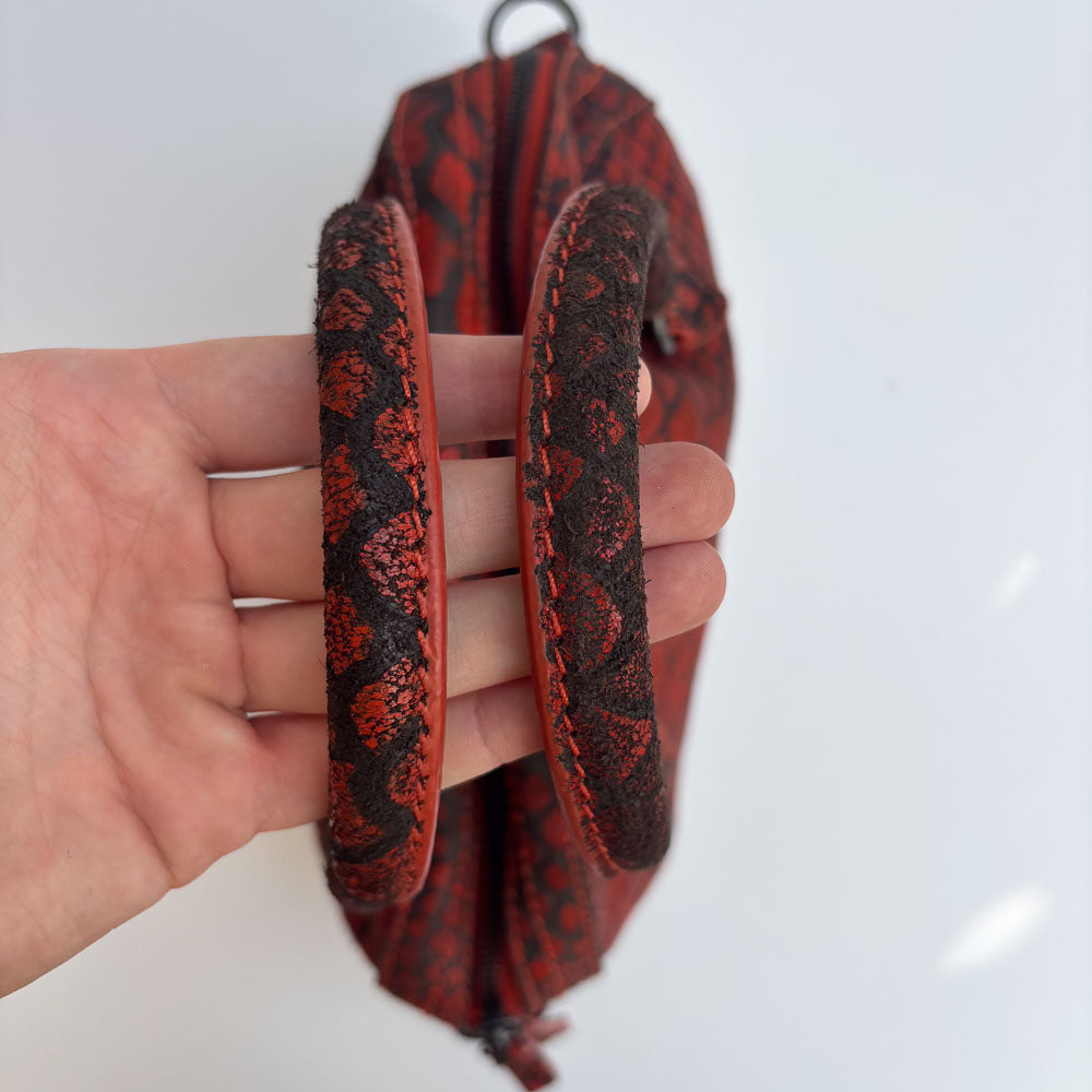 LIEBESKIND SNAKE HOBO RED