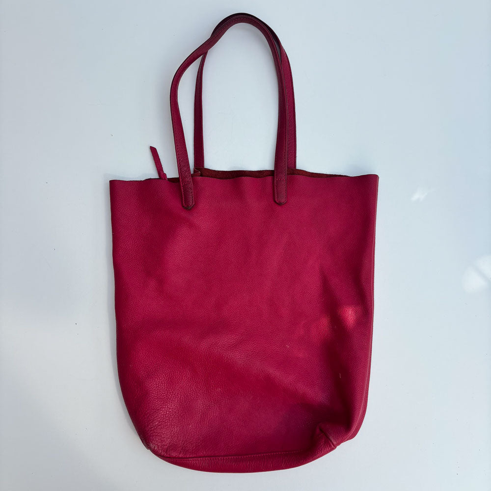 LIEBESKIND PINK LEATHER TOTE