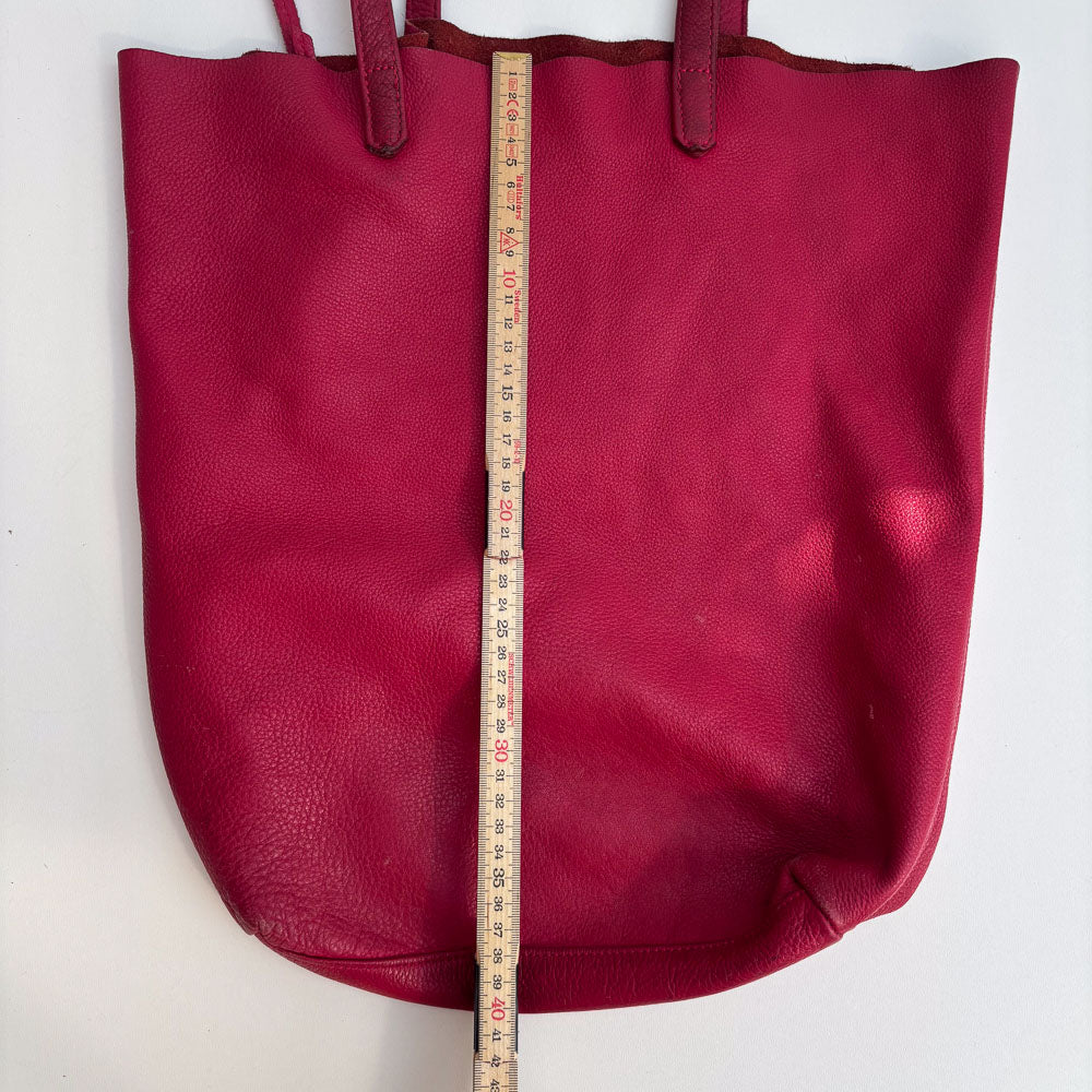 LIEBESKIND PINK LEATHER TOTE