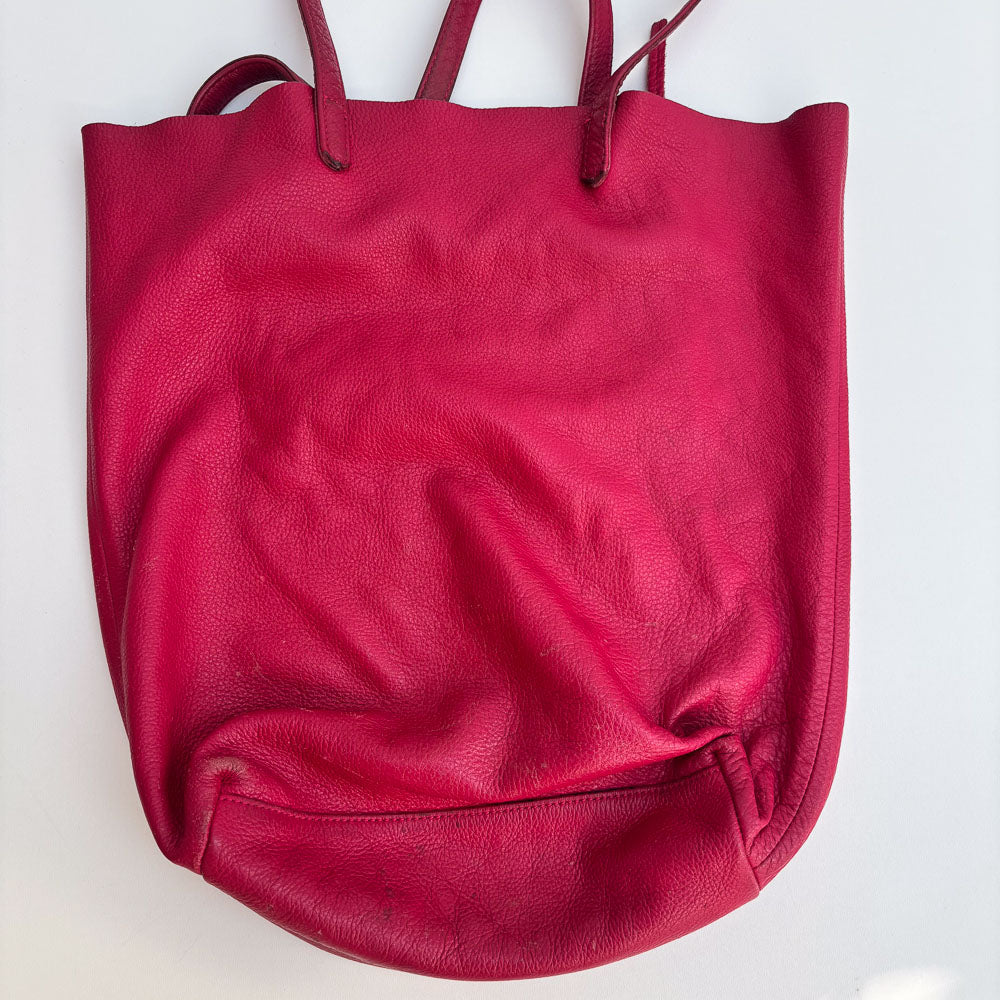 LIEBESKIND PINK LEATHER TOTE
