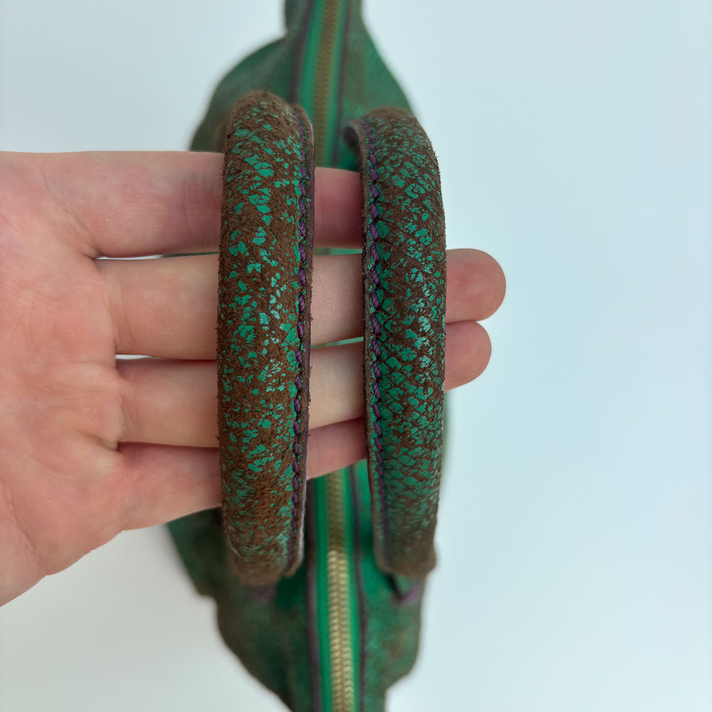 LIEBESKIND SNAKE SHOPPER GREEN