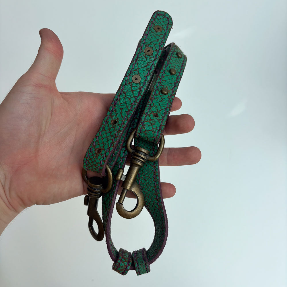 LIEBESKIND SNAKE SHOPPER GREEN