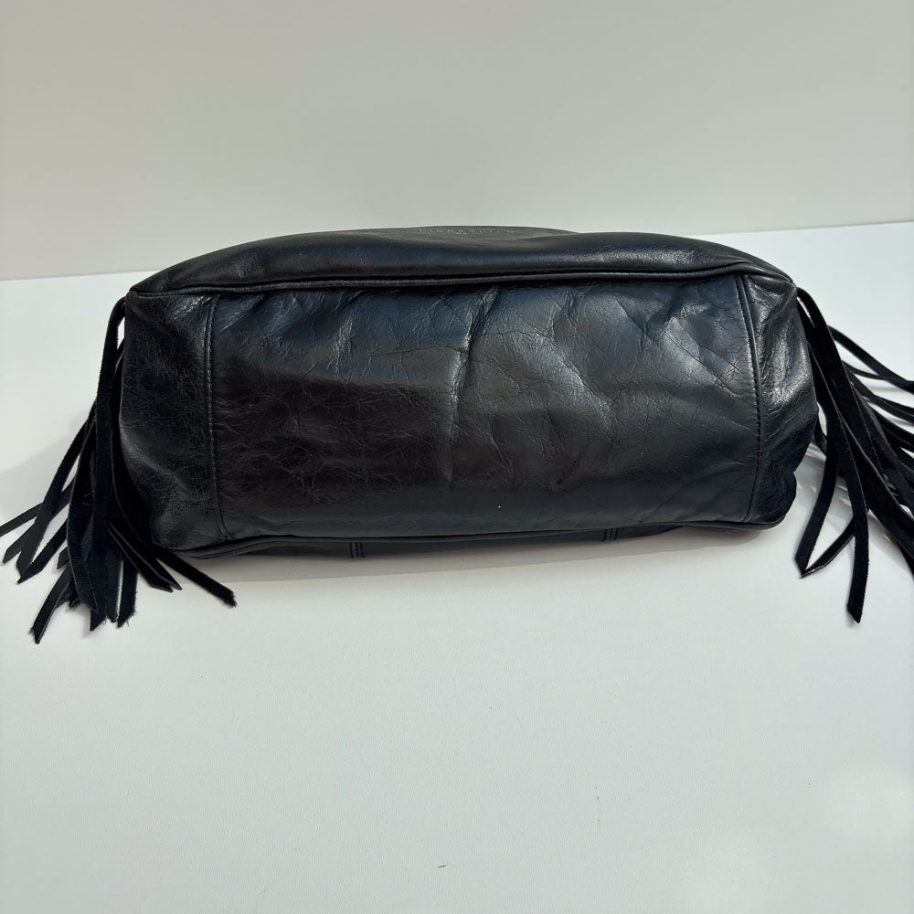 LIEBESKIND FRINGE SHOPPER BLACK