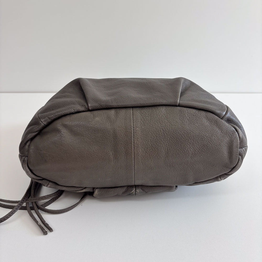 LIEBESKIND FRINGE HOBO GREY