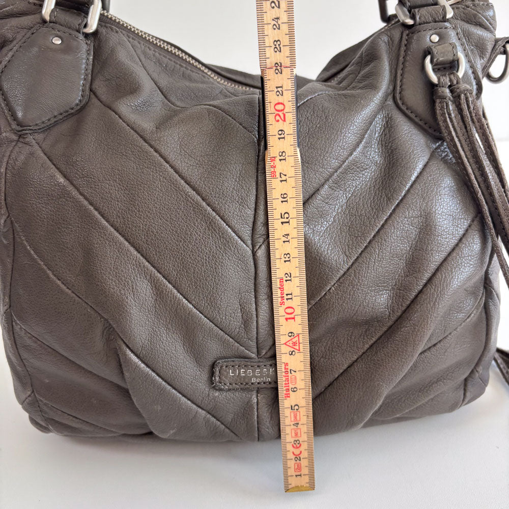 LIEBESKIND FRINGE HOBO GREY
