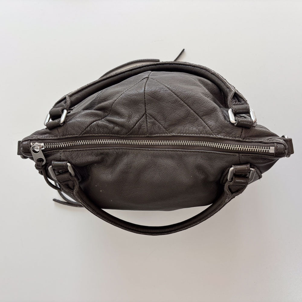 LIEBESKIND FRINGE HOBO GREY