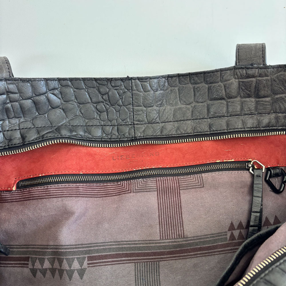 LIEBESKIND KROKO CHELSEA BLACK