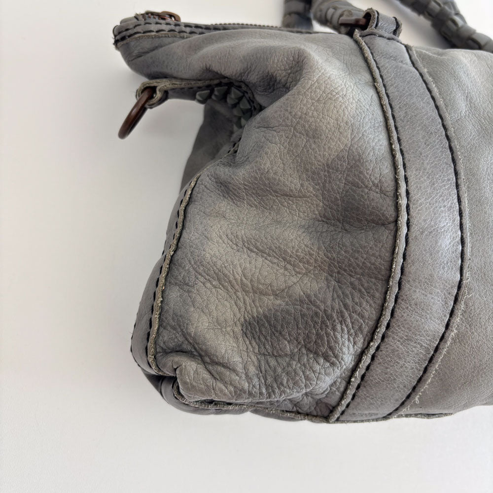 LIEBESKIND HOBO STUDS GREY