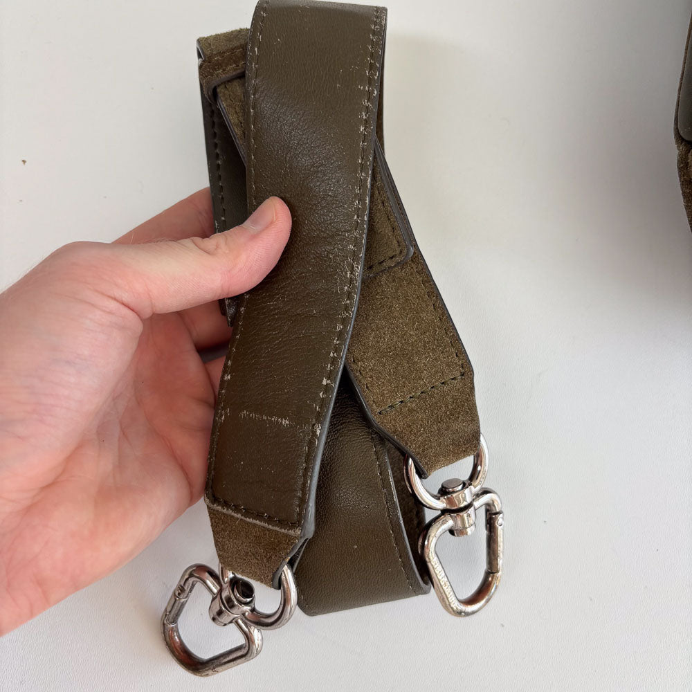 LIEBESKIND SUEDE HANDLE BAG