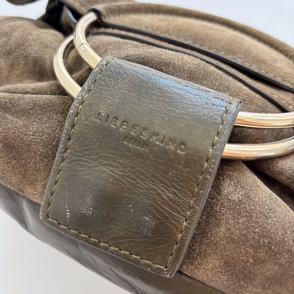 LIEBESKIND SUEDE HANDLE BAG