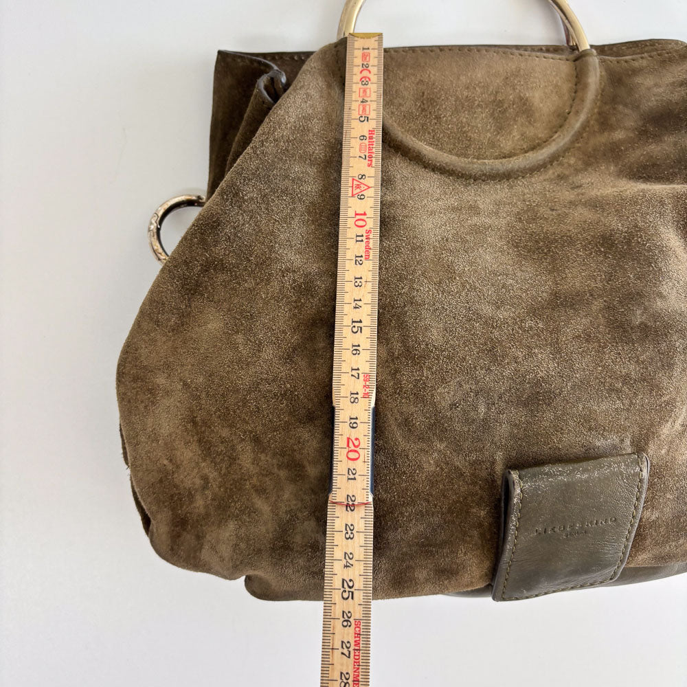 LIEBESKIND SUEDE HANDLE BAG