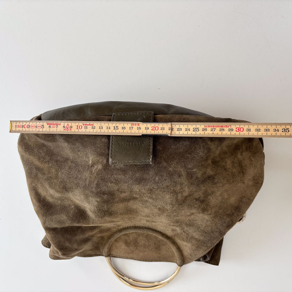 LIEBESKIND SUEDE HANDLE BAG