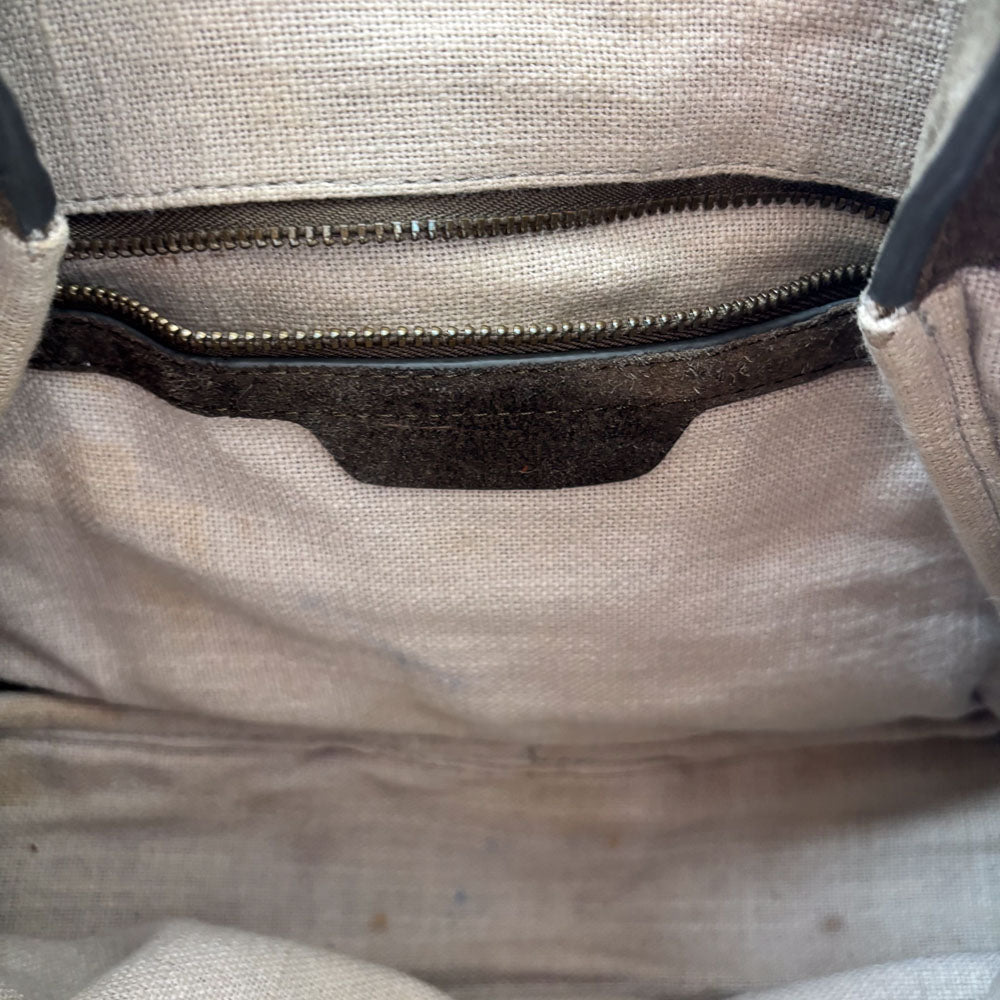 LIEBESKIND SUEDE HANDLE BAG