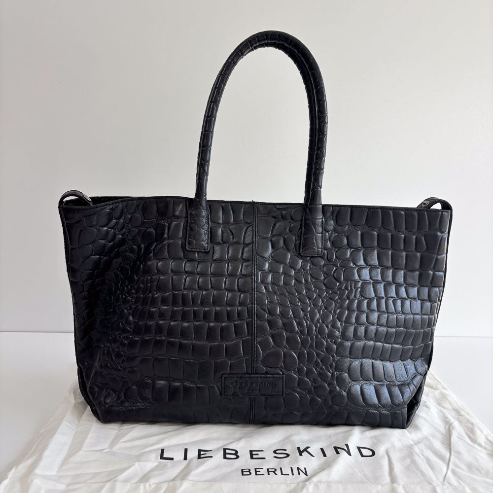 LIEBESKIND KROKO CHELSEA BLACK