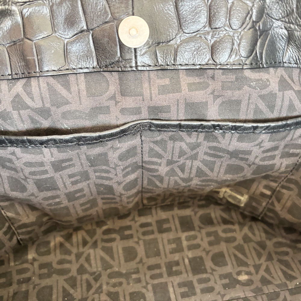 LIEBESKIND KROKO CHELSEA BLACK