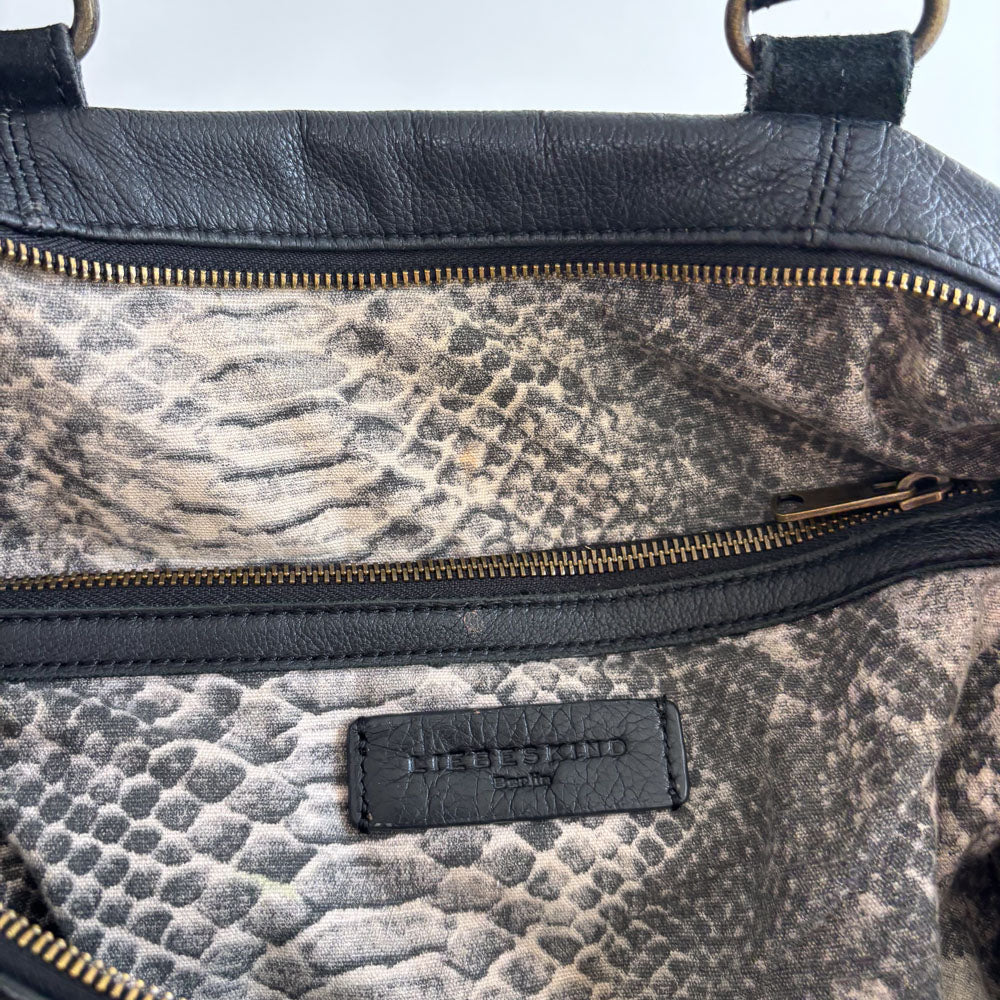 LIEBESKIND FRINGE SHOPPER BLACK