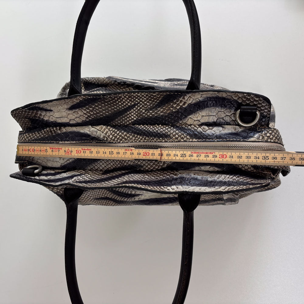 LIEBESKIND SNAKE SHOPPER ZEBRA
