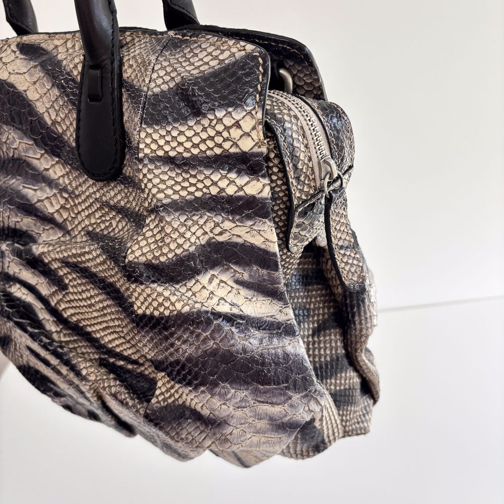 LIEBESKIND SNAKE SHOPPER ZEBRA