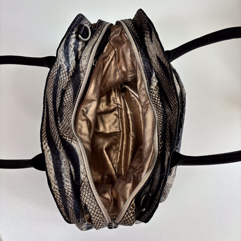 LIEBESKIND SNAKE SHOPPER ZEBRA