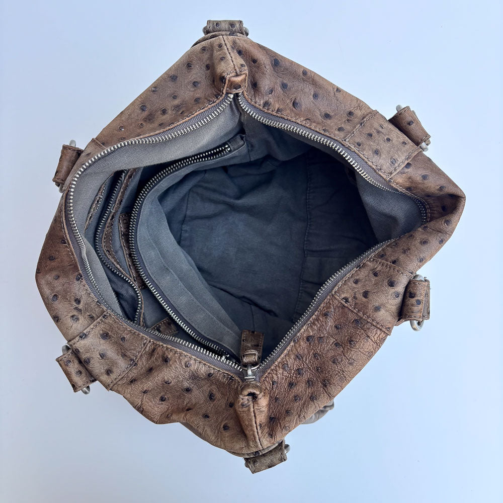 LIEBESKIND ESTHER BROWN OSTRICH