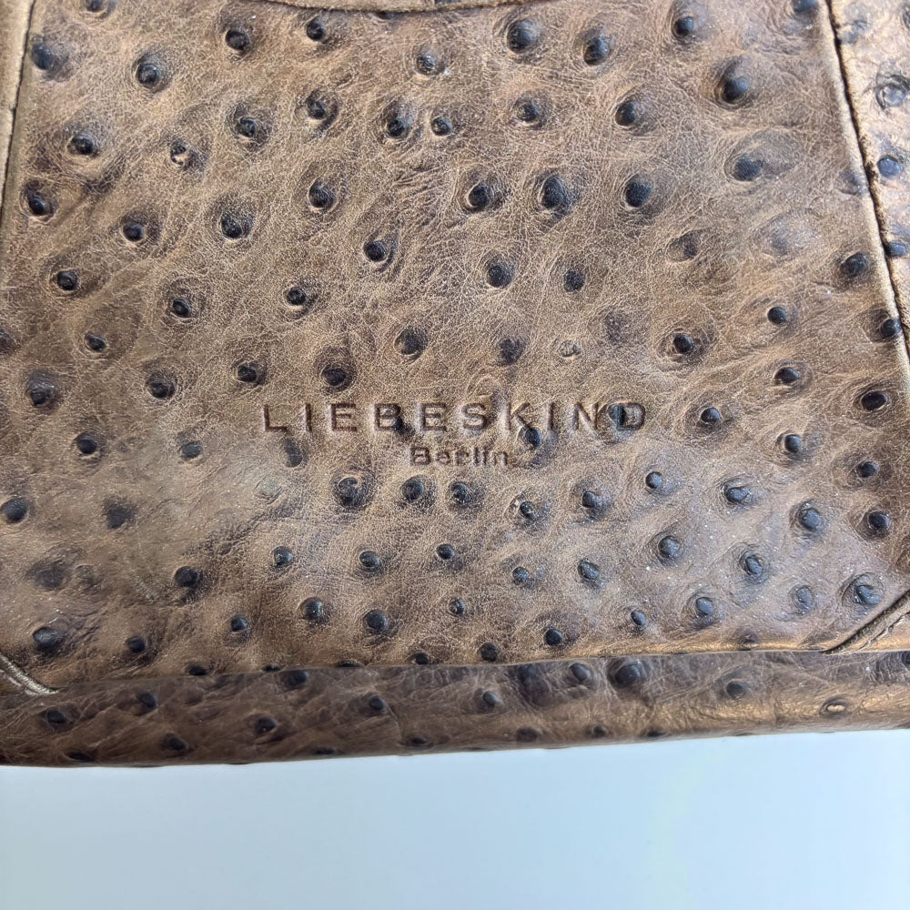 LIEBESKIND ESTHER BROWN OSTRICH