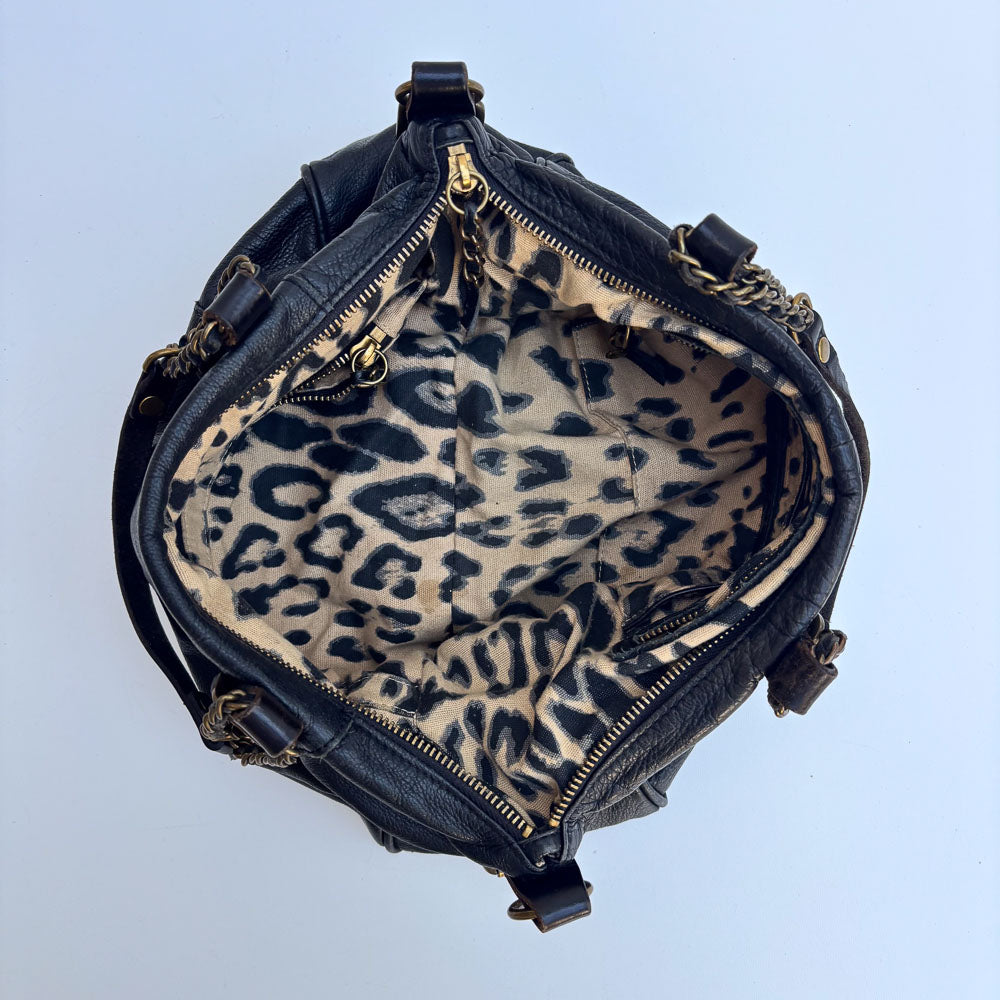 LIEBESKIND CHAIN HOBO BLACK