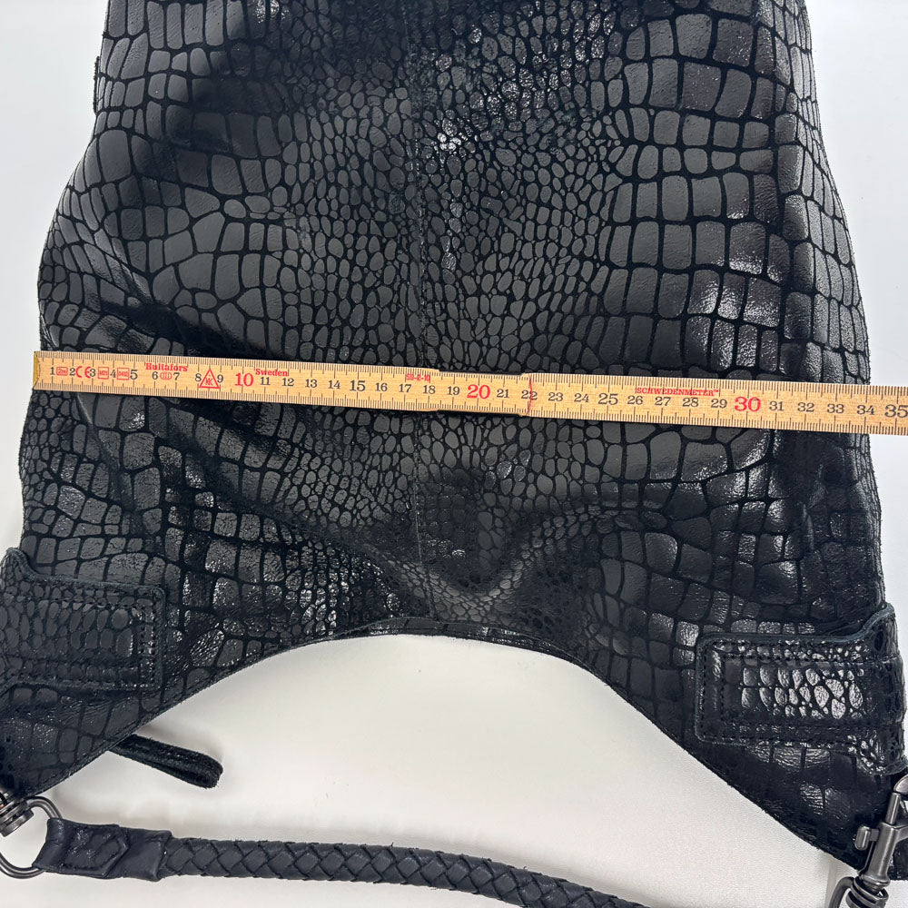 LIEBESKIND SNAKE HOBO BLACK