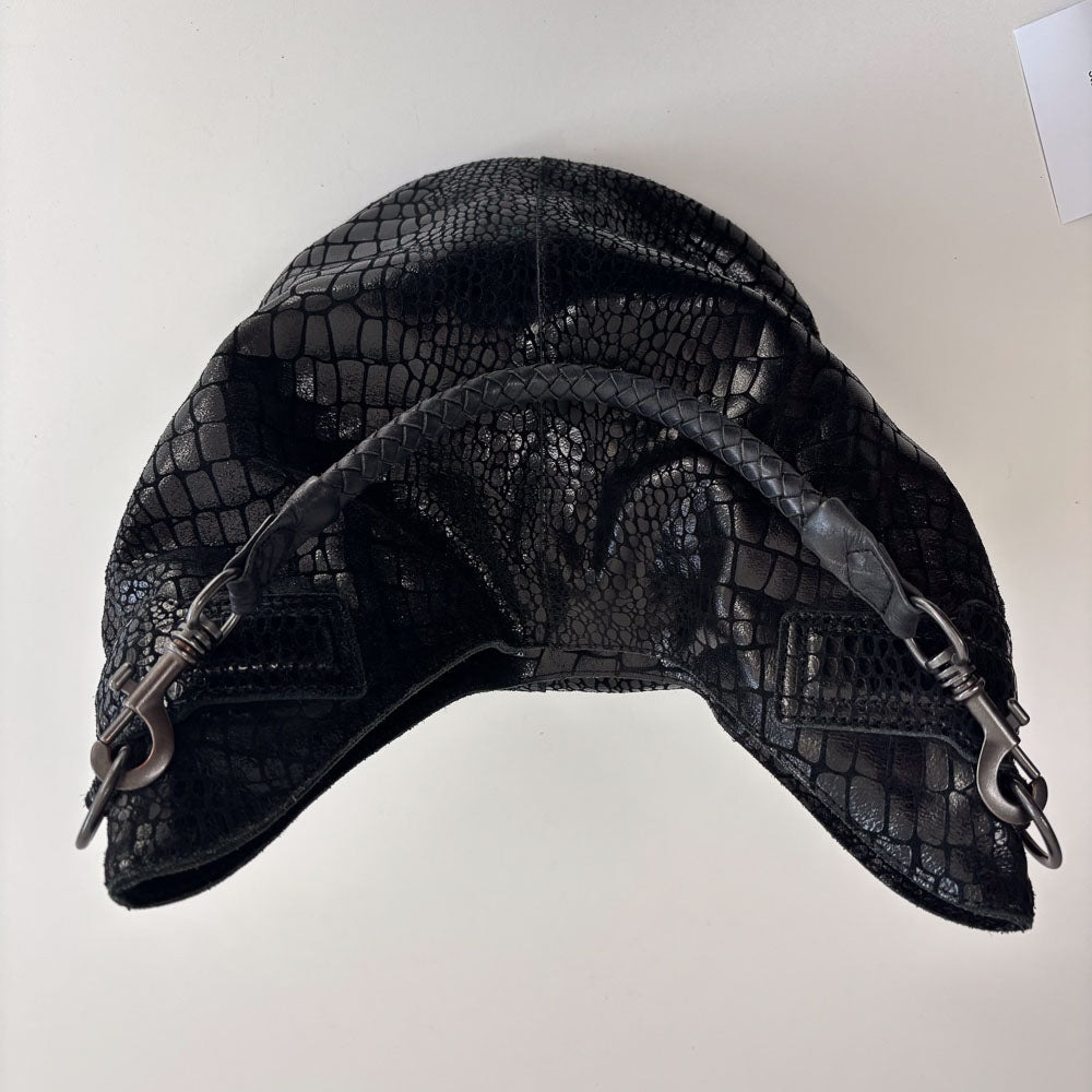 LIEBESKIND SNAKE HOBO BLACK
