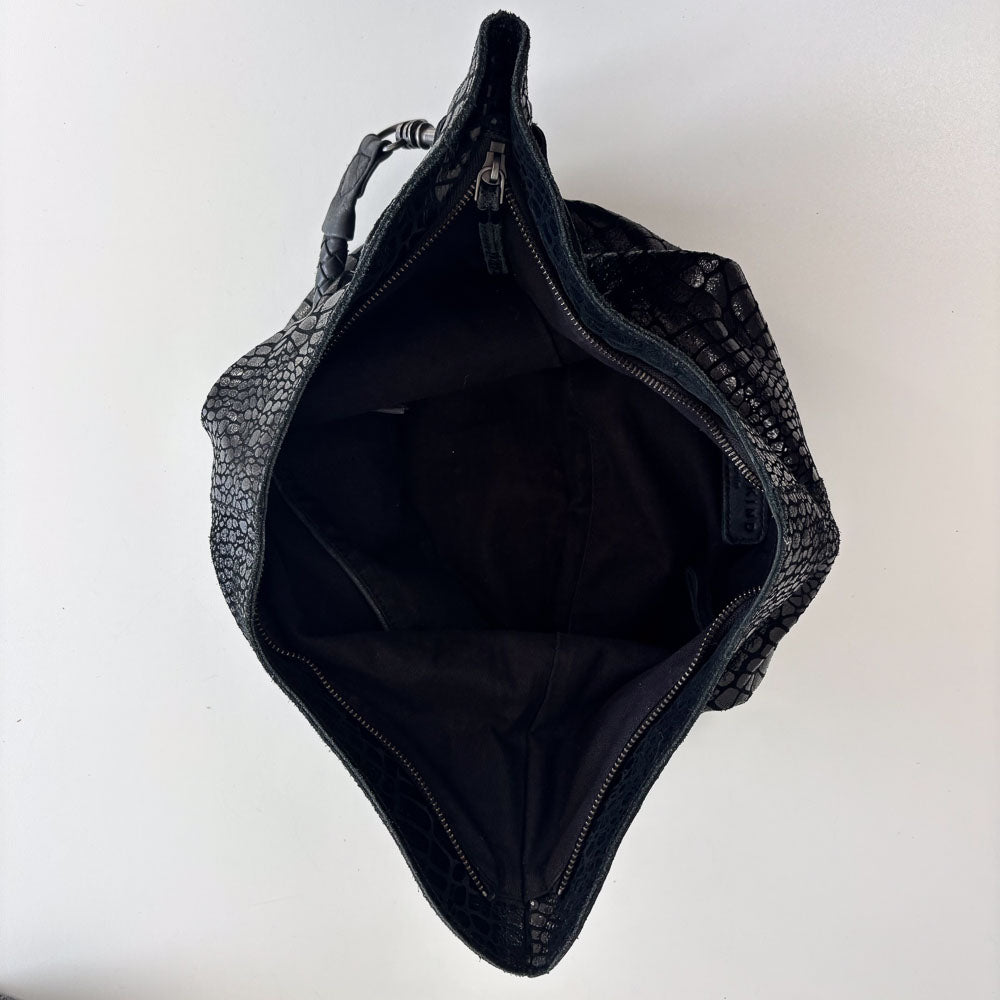 LIEBESKIND SNAKE HOBO BLACK