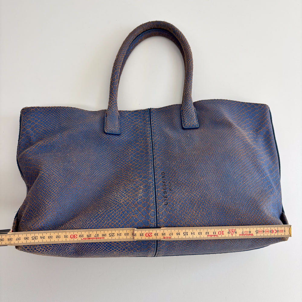 LIEBESKIND SNAKE CHELSEA BLUE & WALLET