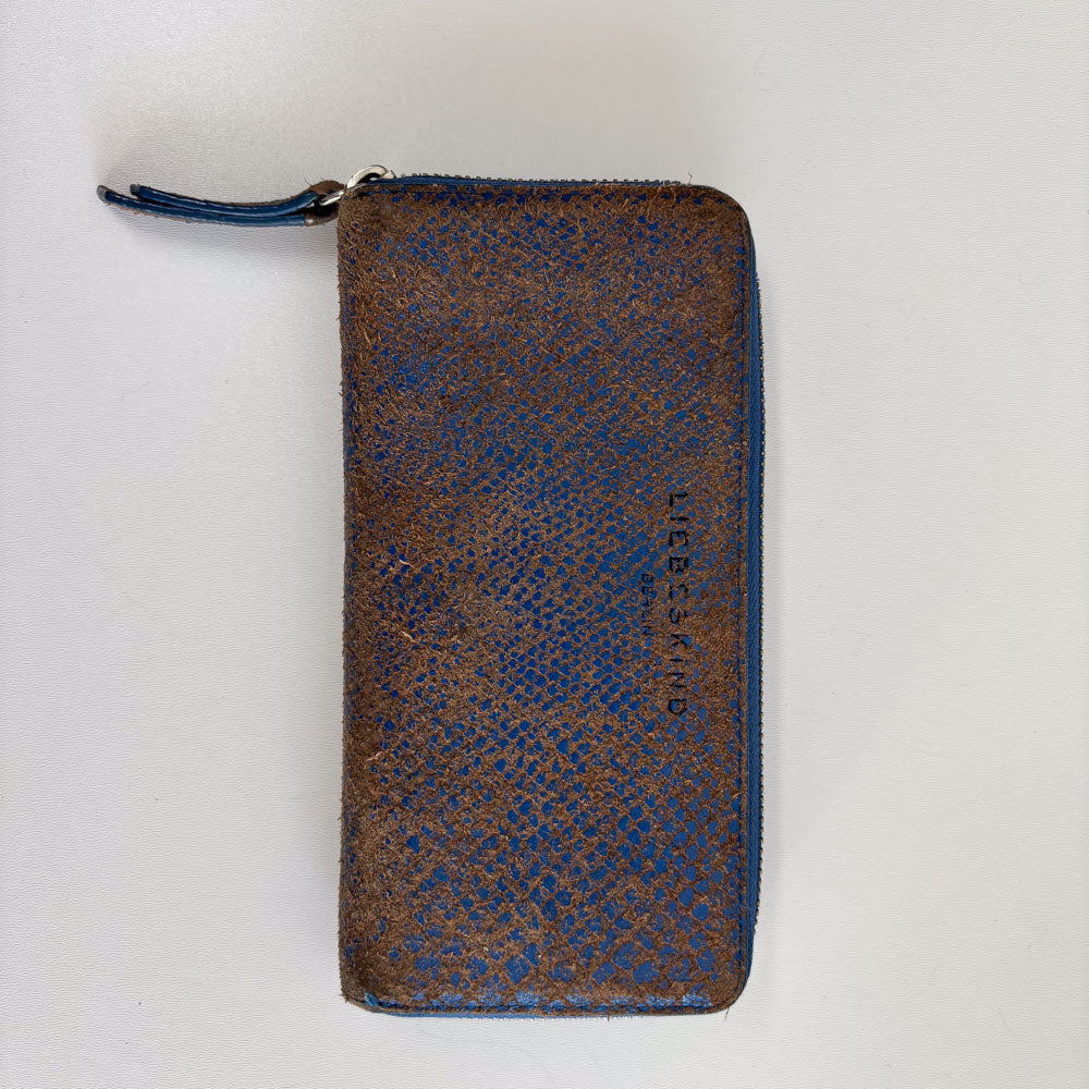 LIEBESKIND SNAKE CHELSEA BLUE & WALLET