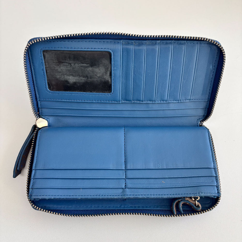 LIEBESKIND SNAKE CHELSEA BLUE & WALLET