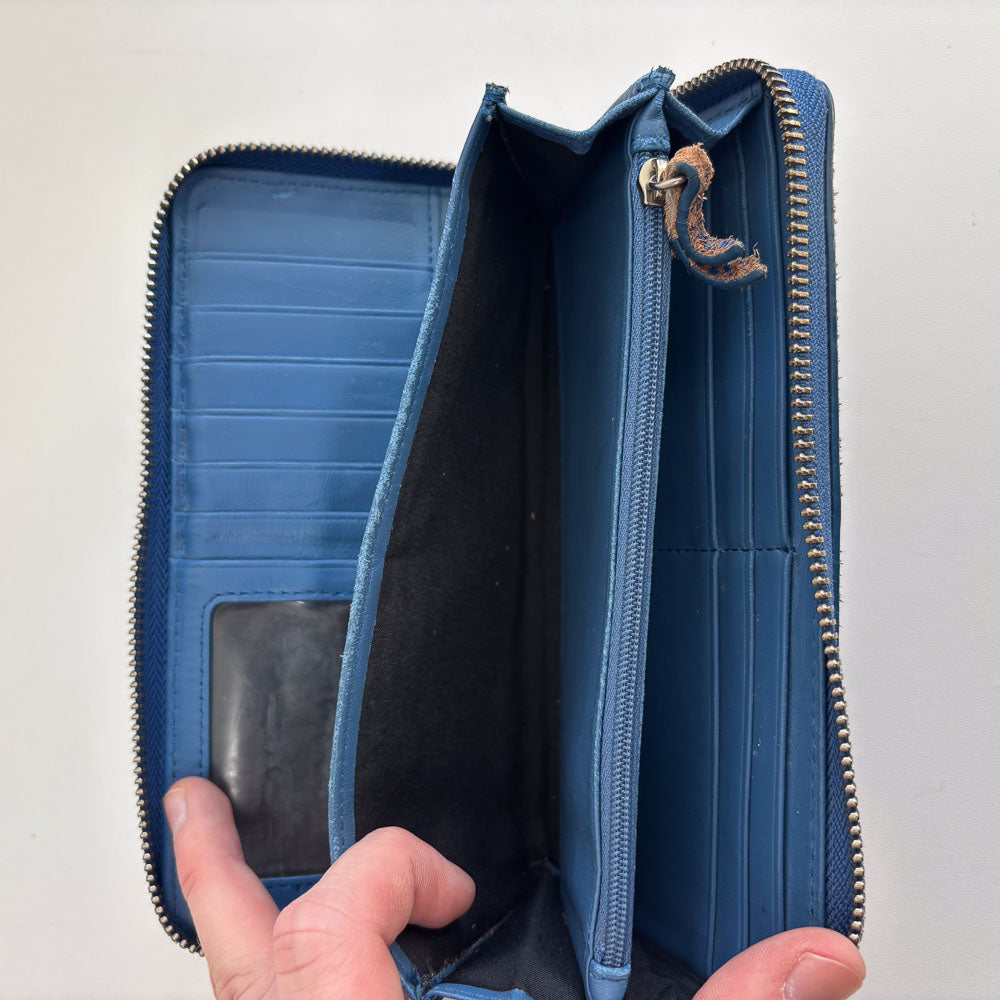 LIEBESKIND SNAKE CHELSEA BLUE & WALLET