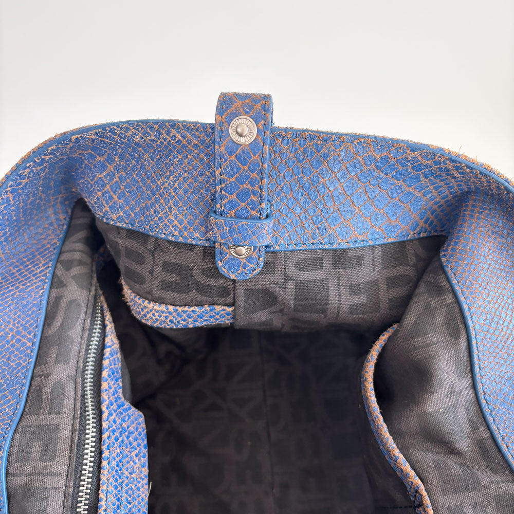 LIEBESKIND SNAKE CHELSEA BLUE & WALLET