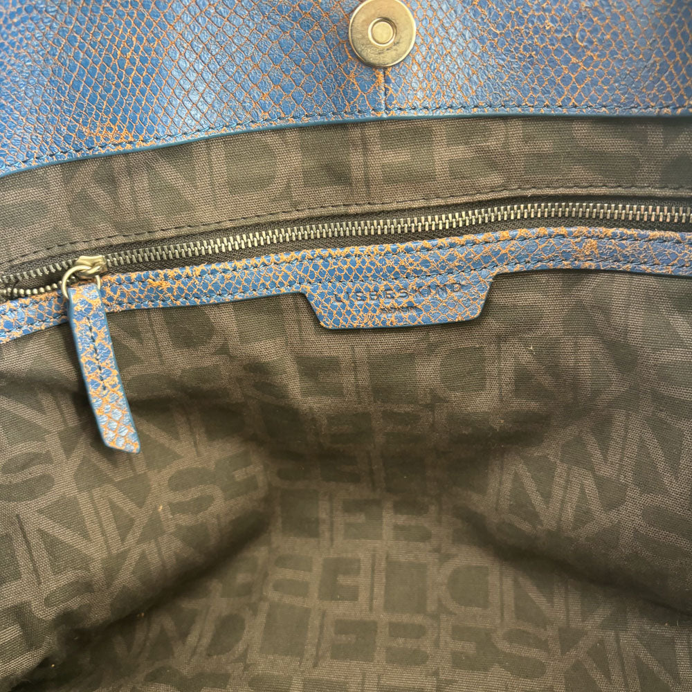 LIEBESKIND SNAKE CHELSEA BLUE & WALLET