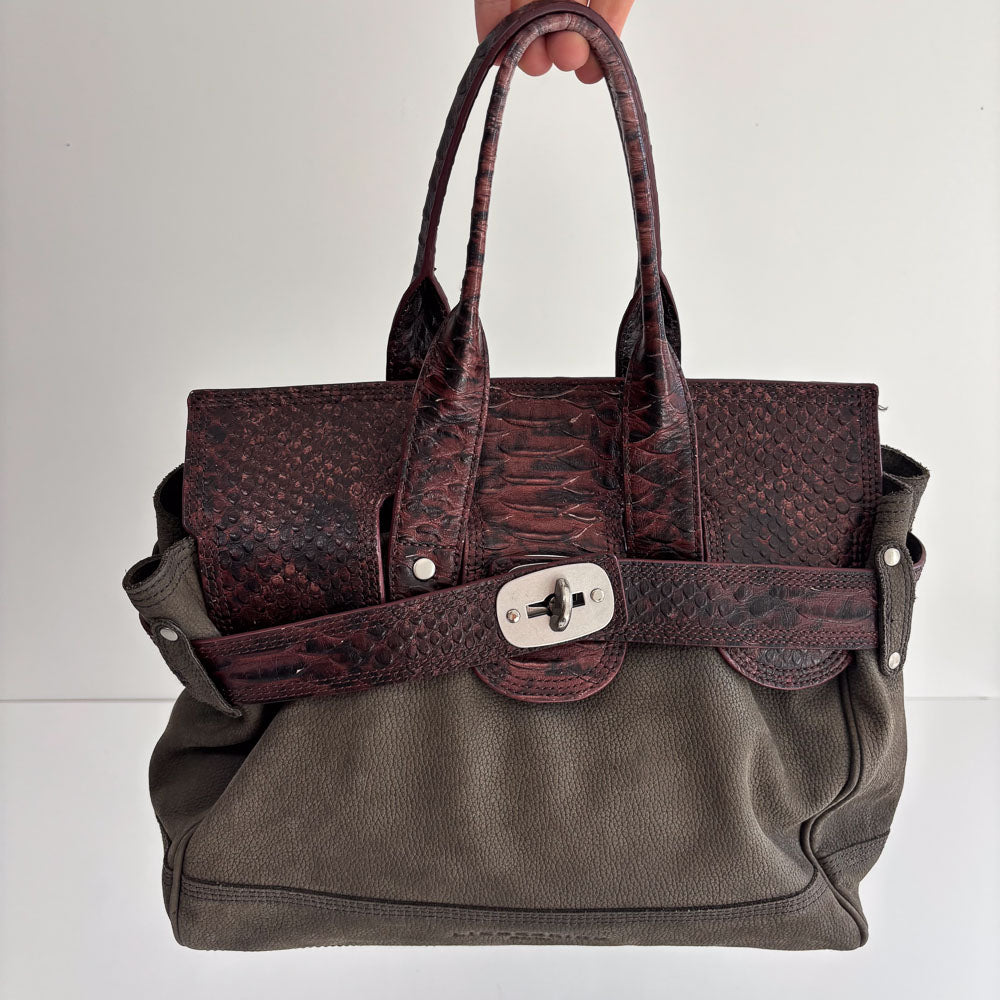 LIEBESKIND SNAKE SATCHEL