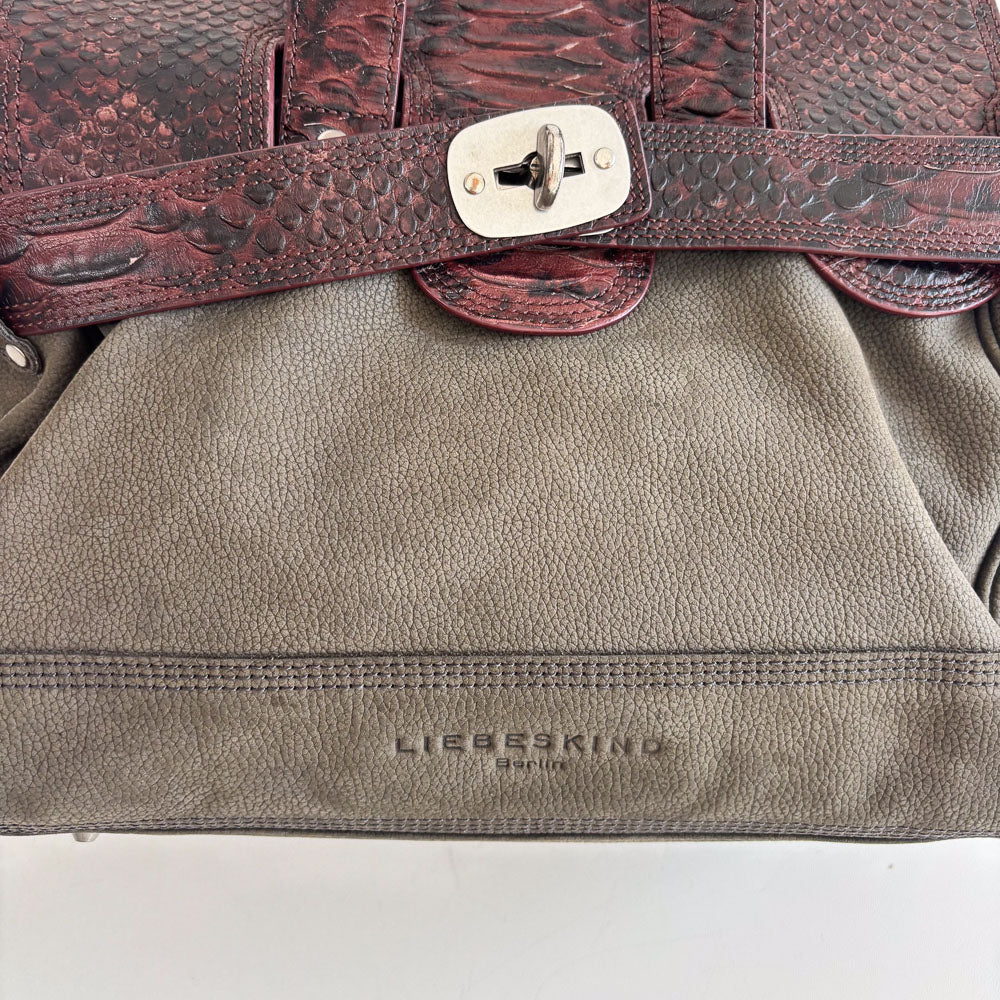 LIEBESKIND SNAKE SATCHEL