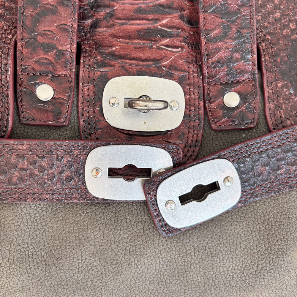 LIEBESKIND SNAKE SATCHEL