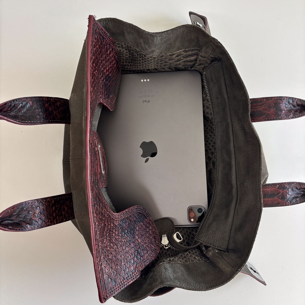 LIEBESKIND SNAKE SATCHEL