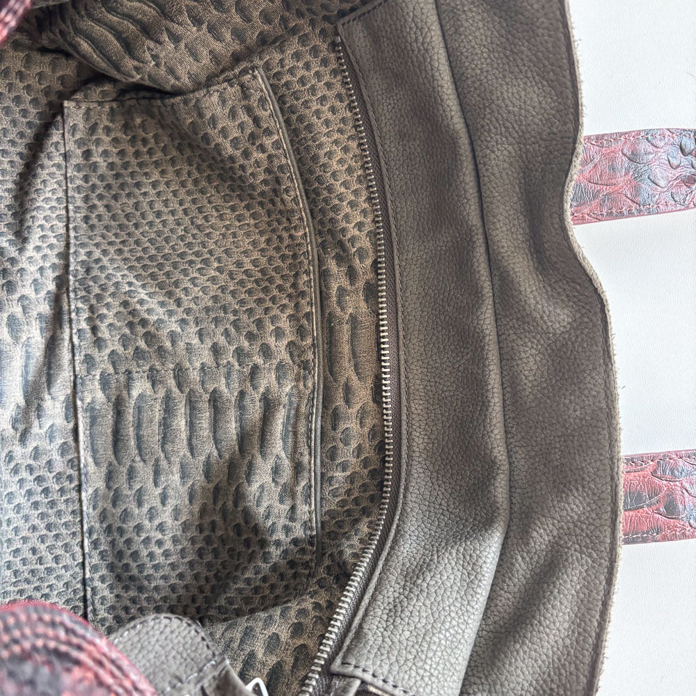 LIEBESKIND SNAKE SATCHEL