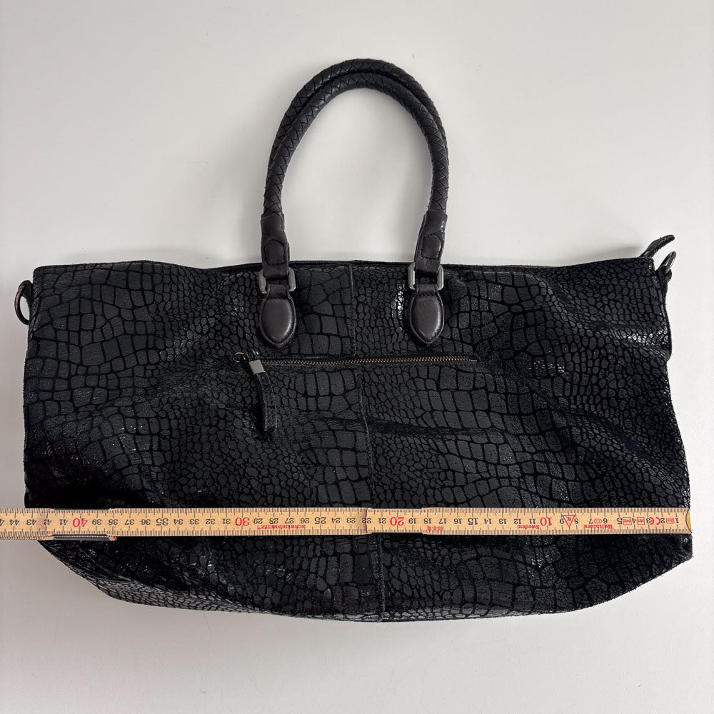 LIEBESKIND METALLIC KROKO SHOPPER