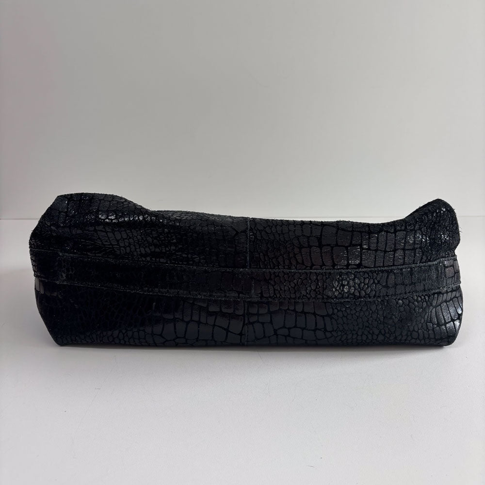 LIEBESKIND METALLIC KROKO SHOPPER