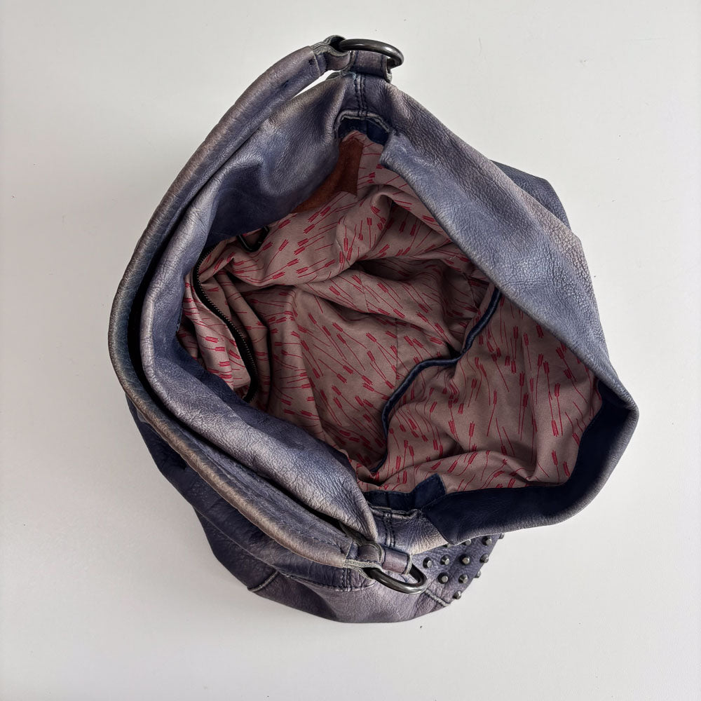 LIEBESKIND STUDS HOBO NAVY